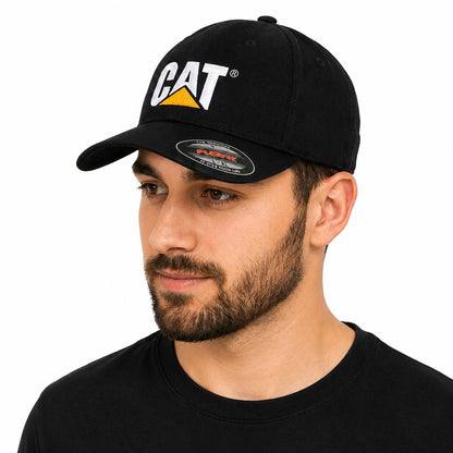Cat Schirmmütze Schwarz
