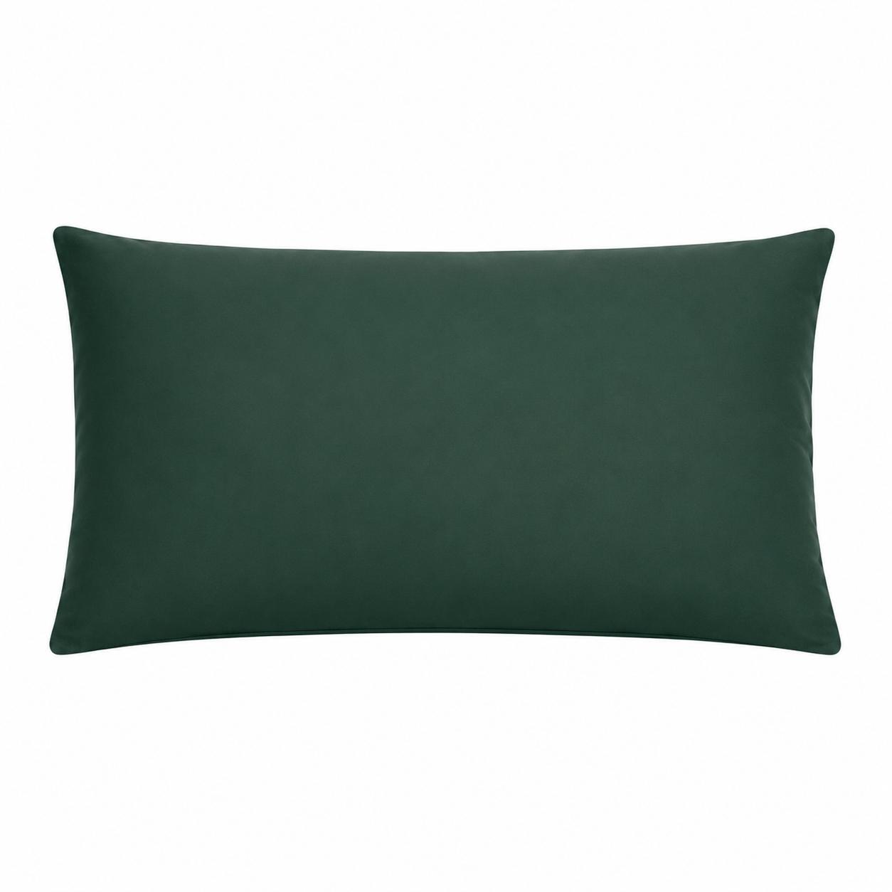 Urbanara Manteigas Kissenbezug Tannengrün 70x90 cm – 100% Bio-Baumwolle