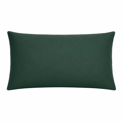 Urbanara Manteigas Kissenbezug Tannengrün 70x90 cm – 100% Bio-Baumwolle