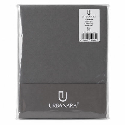 Urbanara Montrose Kissenbezug Grau – 100% Baumwolle