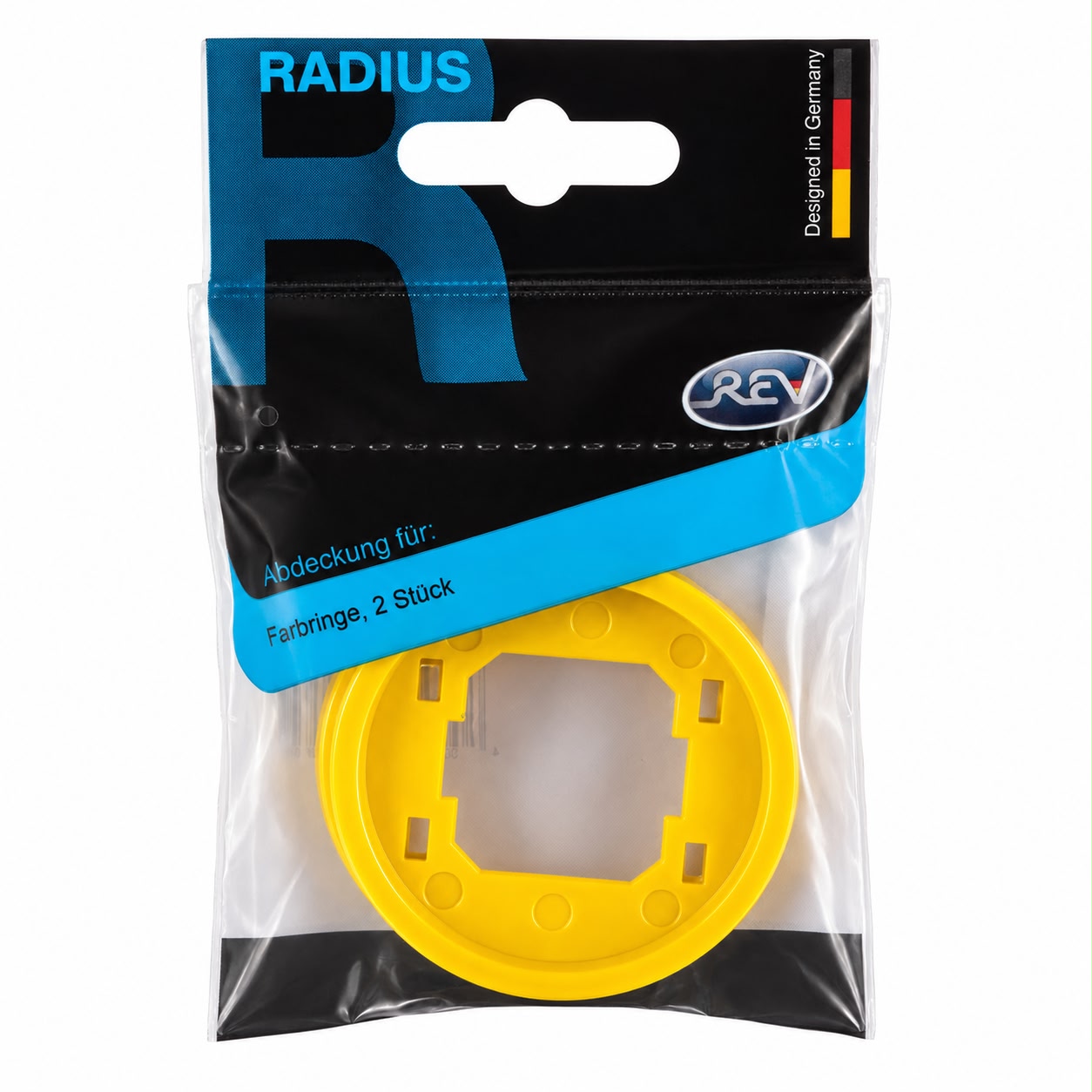 REV Ritter Radius Farbring  Beleuchtungsring für Schalter und Steckdosen, 2 Stück