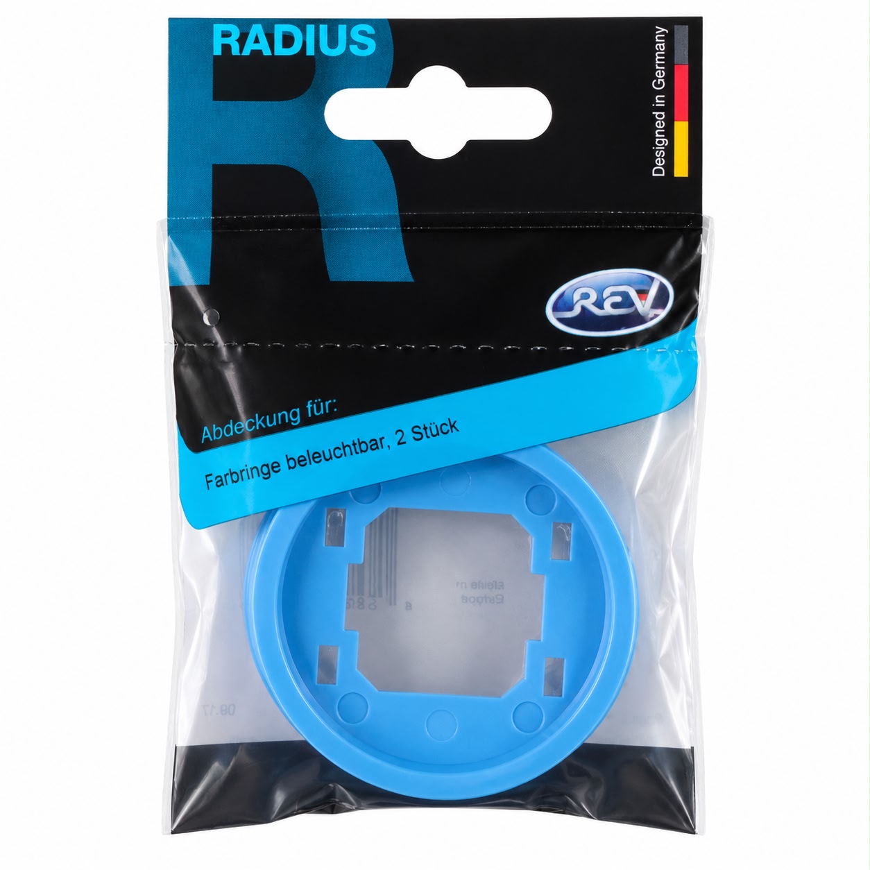 REV Ritter Radius Farbring  Beleuchtungsring für Schalter und Steckdosen, 2 Stück