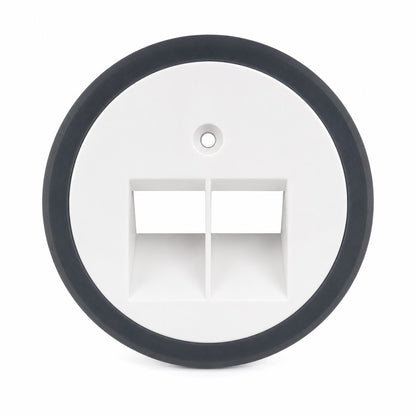 REV RADIUS Schalterprogramm Abdeckungen Weiß – Für Schalter, Dimmer, Taster, Netzwerk-, Telefon und Antennendosen 0202660106
