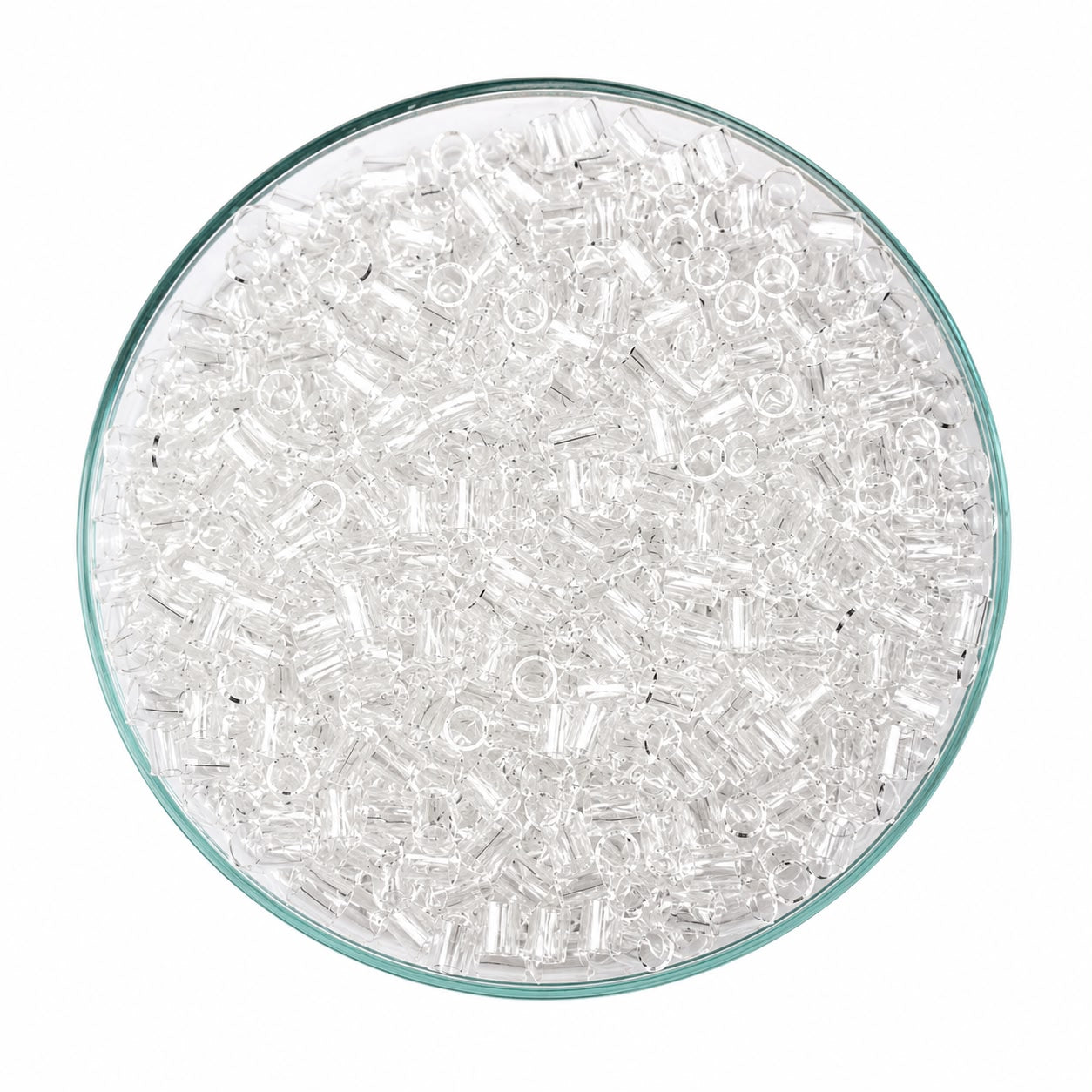 Lenz Raschig-Ringe aus Borosilikatglas 4 × 4 mm – 1 kg Packung  Labor Füllkörper für Destillation & Absorption