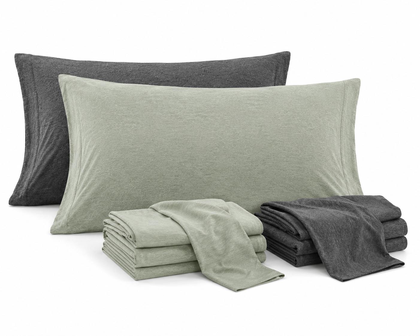 Urbanara Louredo Kissenbezug 70x90 cm 100% Bio-Baumwolle