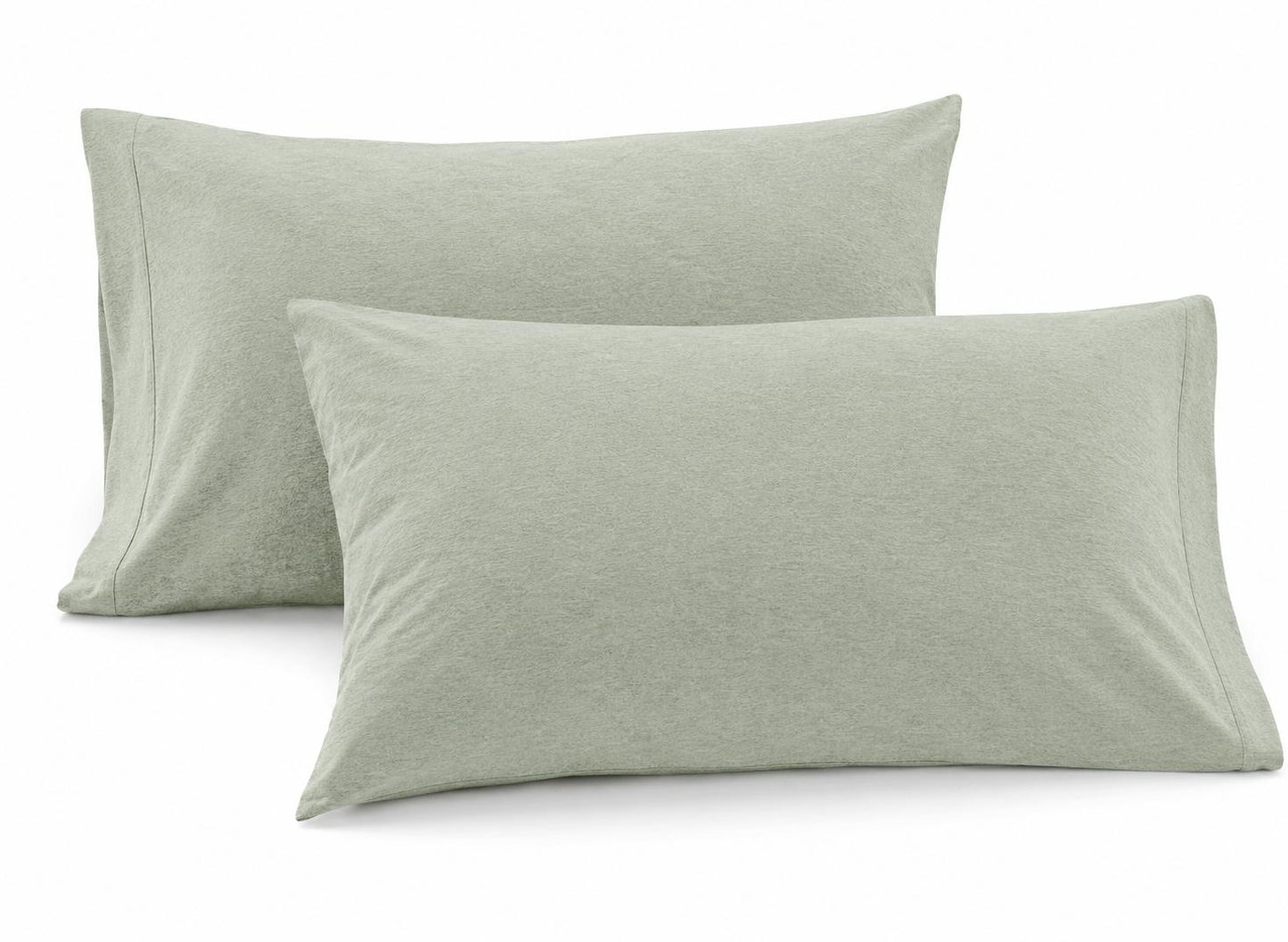 URBANARA Louredo Kissenbezug 100% Bio-Baumwolle Grüngrau